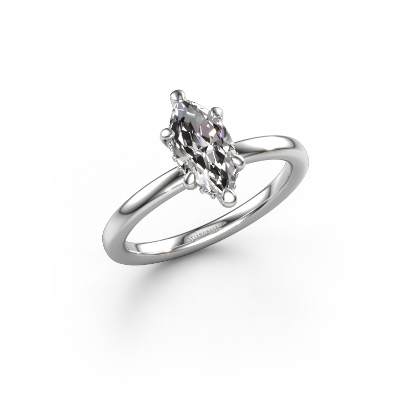 Image of Engagement ring Simone MRQ 2 950 platinum Diamond 1.04 crt