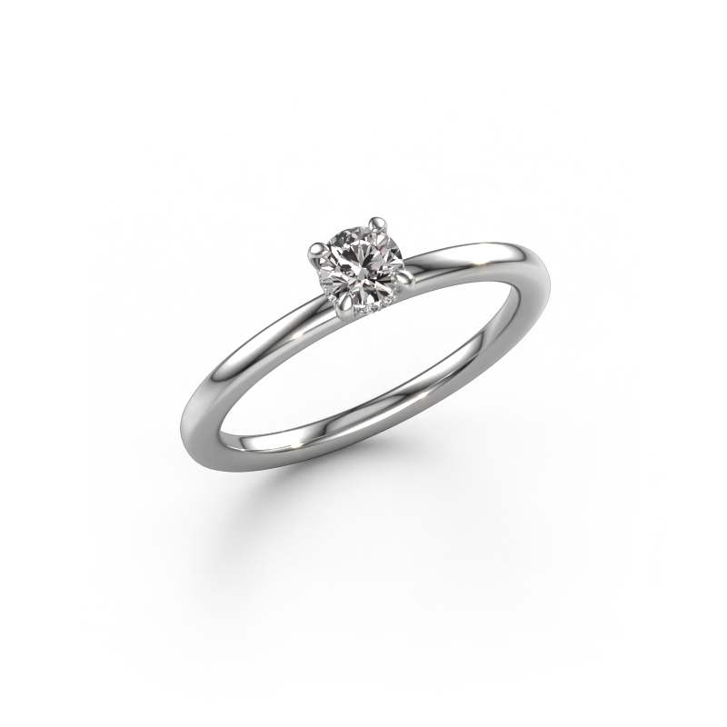Image of Engagement ring Simone RND 2 950 platinum Diamond 0.27 crt
