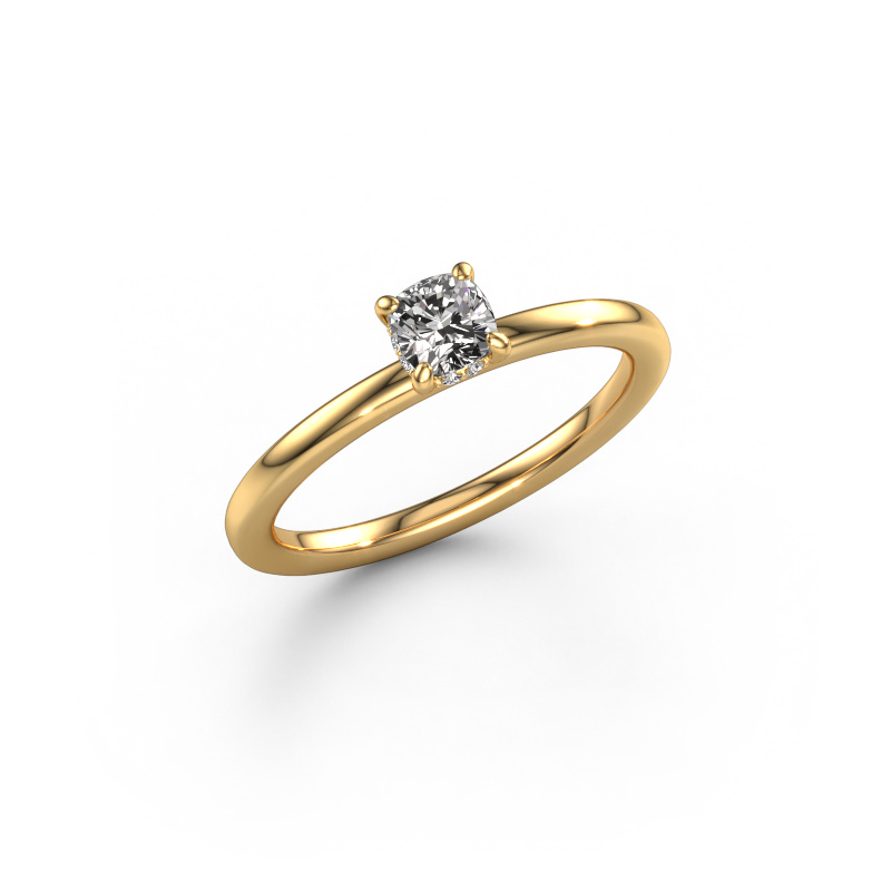 Image of Engagement ring Simone CUS 2 585 gold Diamond 0.362 crt