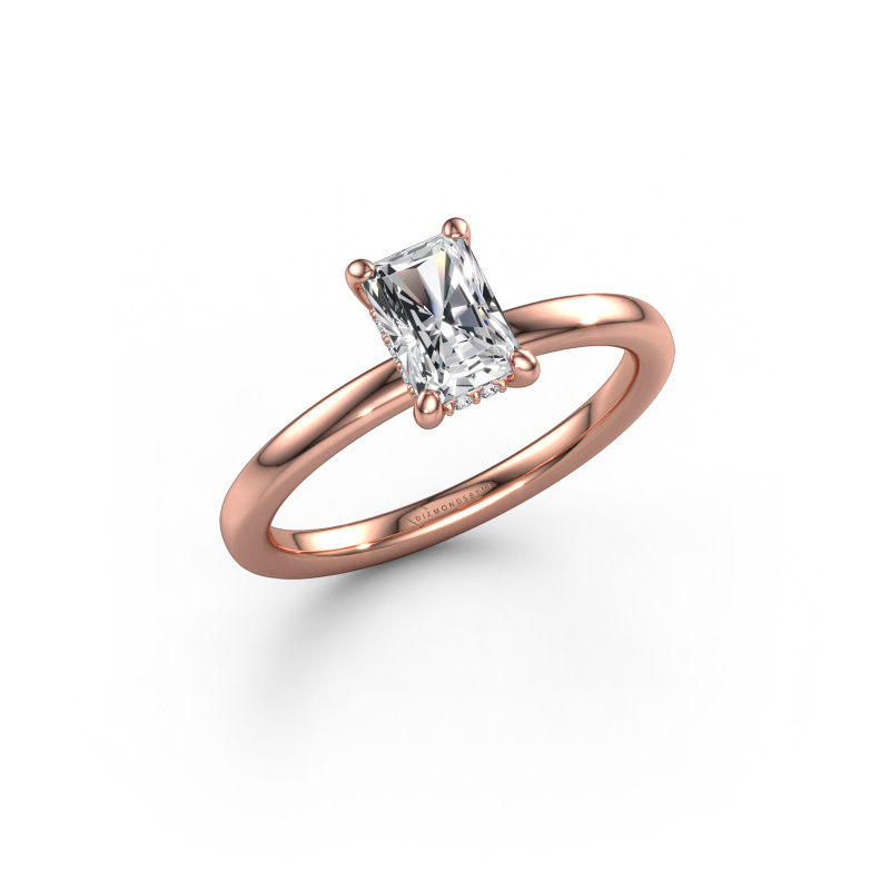 Bild von Verlobungsring Simone RAD 2 585 Roségold Lab-grown Diamant 0.80 crt