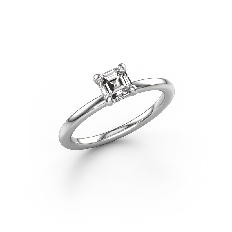 Image of Engagement ring Simone ASC 2 585 white gold Diamond 0.54 crt