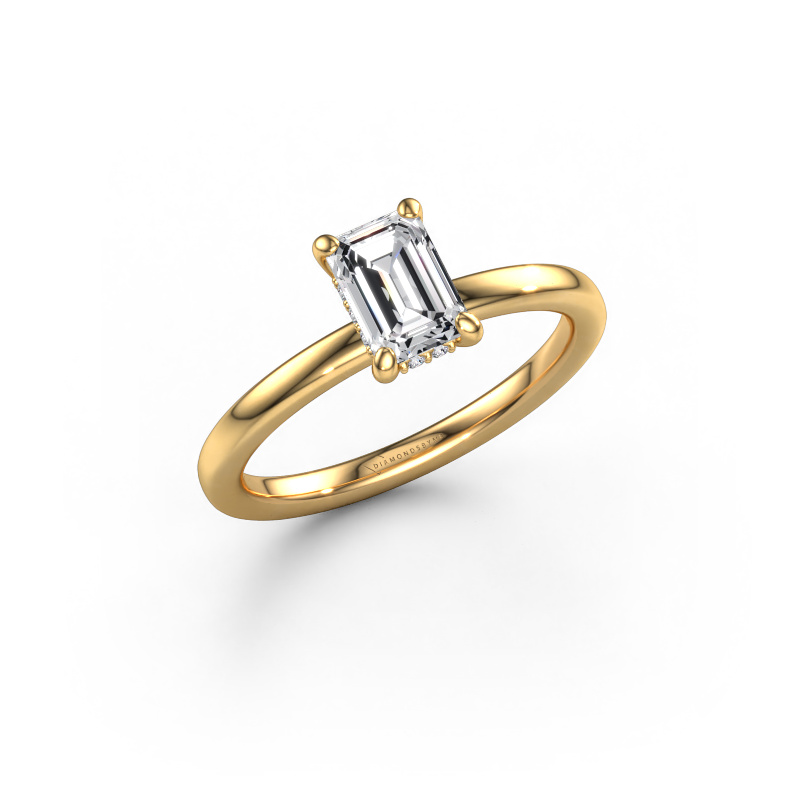Image of Engagement ring Simone EME 2 585 gold Lab grown diamond 0.95 crt