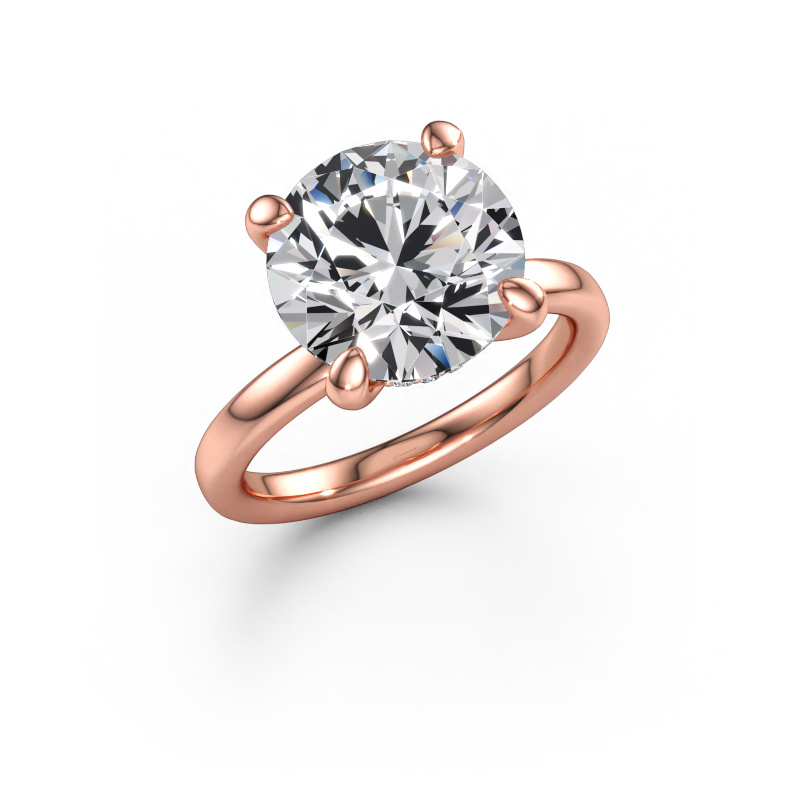 Bild av Förlovningsring Simone RND 2 585 roséguld Labbodlad diamant 5.107 crt