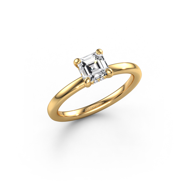 Image of Engagement ring Simone ASC 2 585 gold Lab grown diamond 0.804 crt