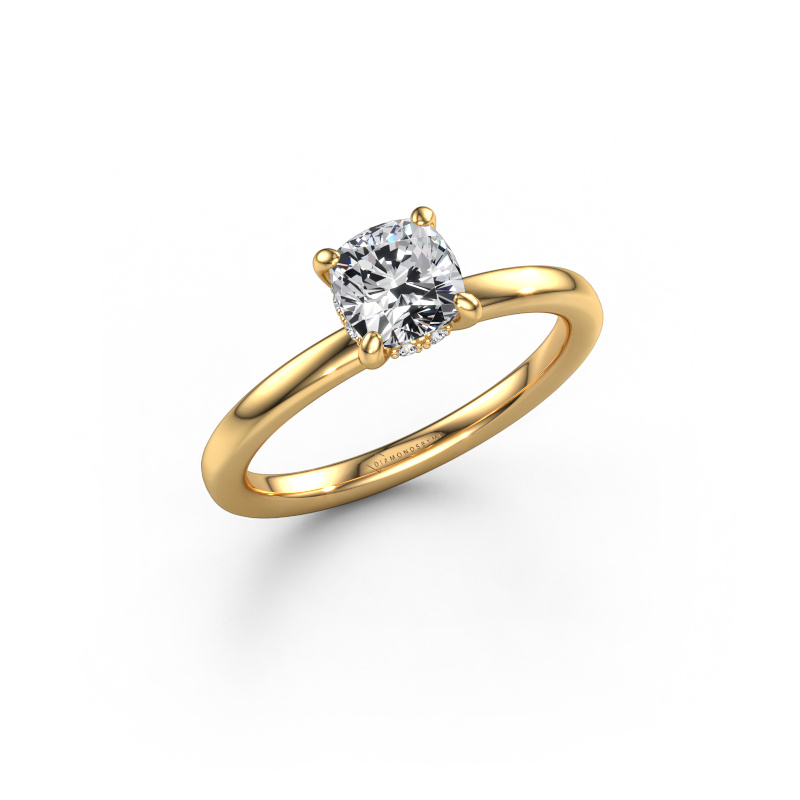 Image de Bague de fiançailles Simone CUS 2 585 or jaune Diamant 1.054 crt