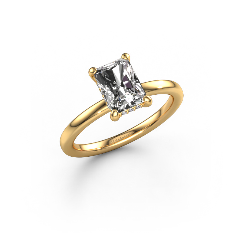 Bild von Verlobungsring Simone RAD 2 585 Gold Lab-grown Diamant 1.57 crt