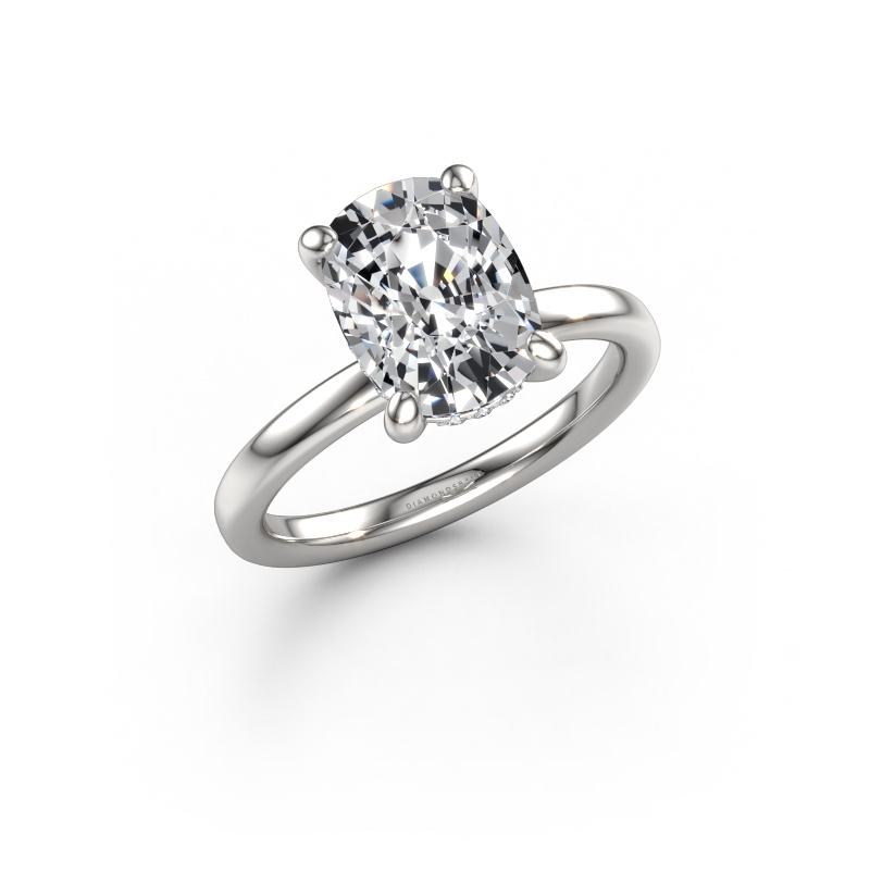Image of Engagement ring Simone CSH 2 950 platinum Lab-grown diamond 3.08 crt