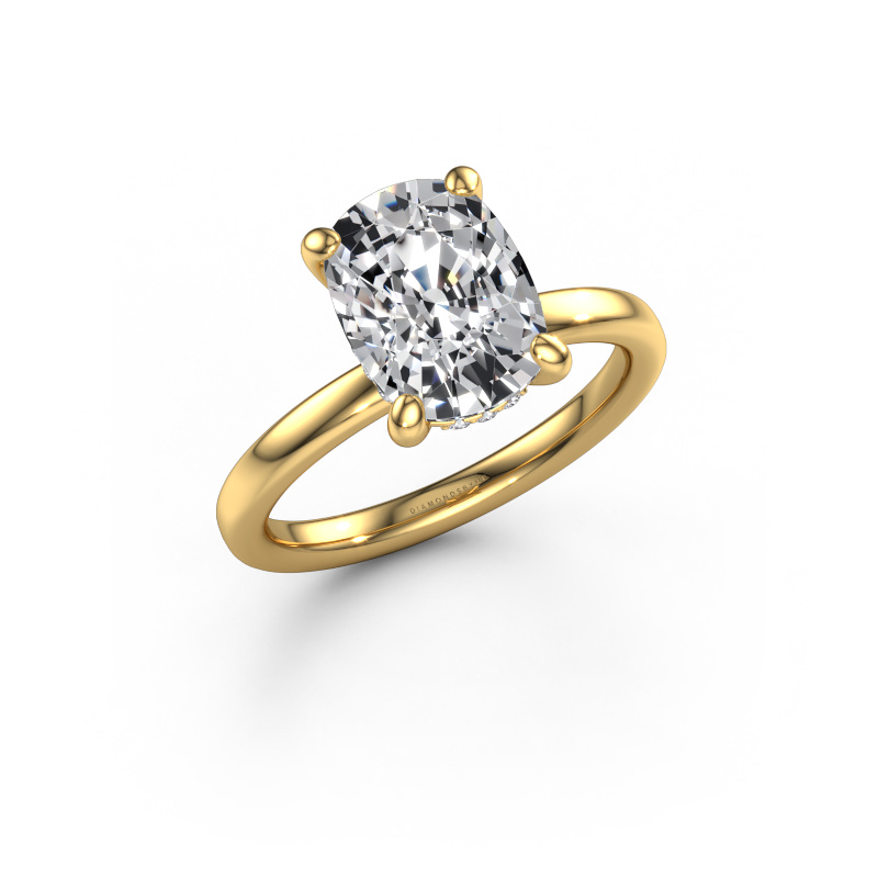 Image of Engagement ring Simone CSH 2 585 gold Lab grown diamond 3.08 crt