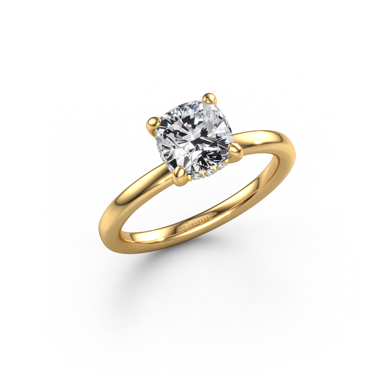 Image of Engagement ring Simone CUS 2 585 gold Diamond 1.58 crt