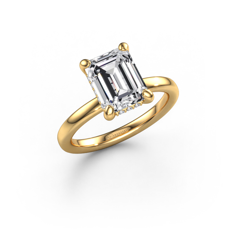 Image of Engagement ring Simone EME 2 585 gold Diamond 2.607 crt