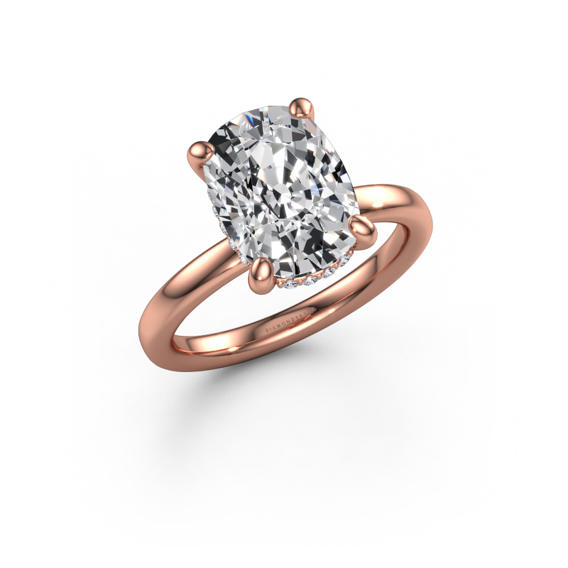 Image de Bague de fiançailles Simone CSH 2 585 or rose Diamant synthétique 4.12 crt