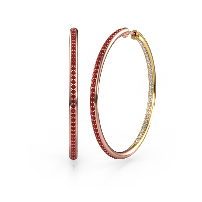 Bild von Creole Sina 35mm 585 Roségold Rubin 1.1 mm