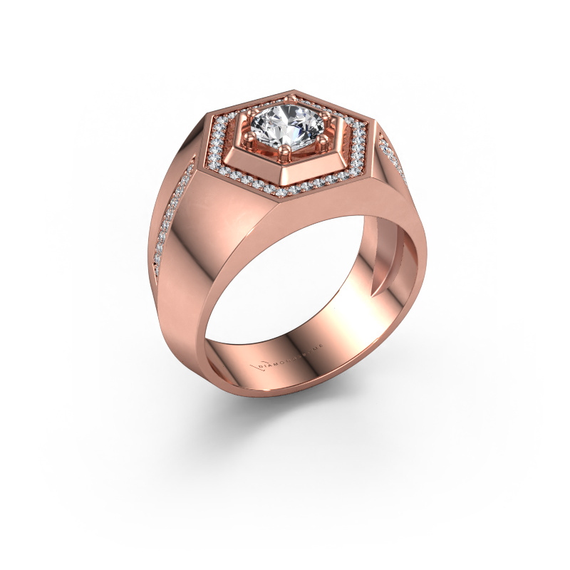 Bild von Herrenring Sjoerd 585 Roségold Lab-grown Diamant 1.060 crt