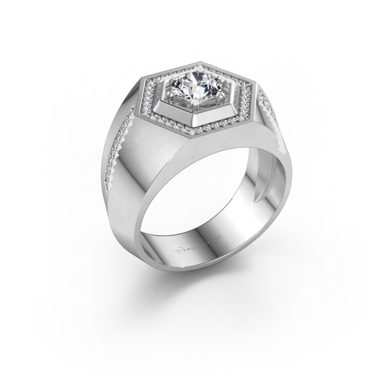 Bild von Herrenring Sjoerd 950 Platin Lab-grown Diamant 1.060 crt