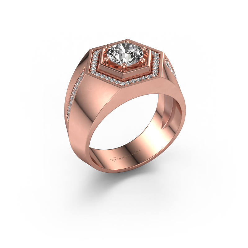 Bild von Herrenring Sjoerd 585 Roségold Diamant 1.360 crt