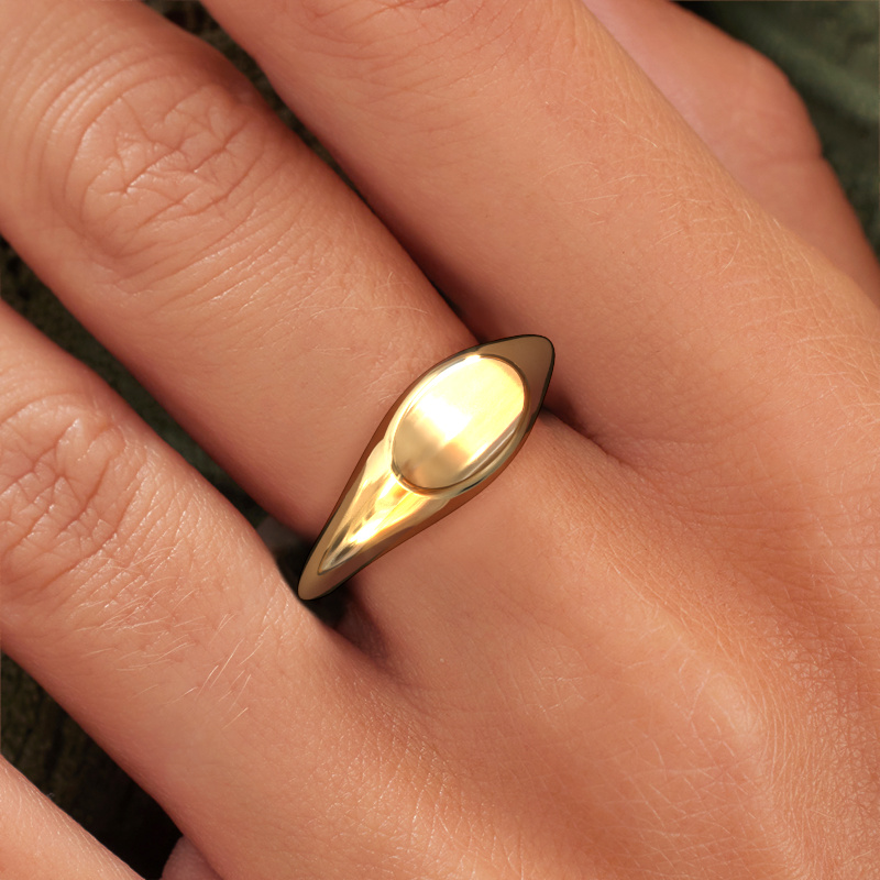 Image of Signet ring Sjoukje 1 585 gold
