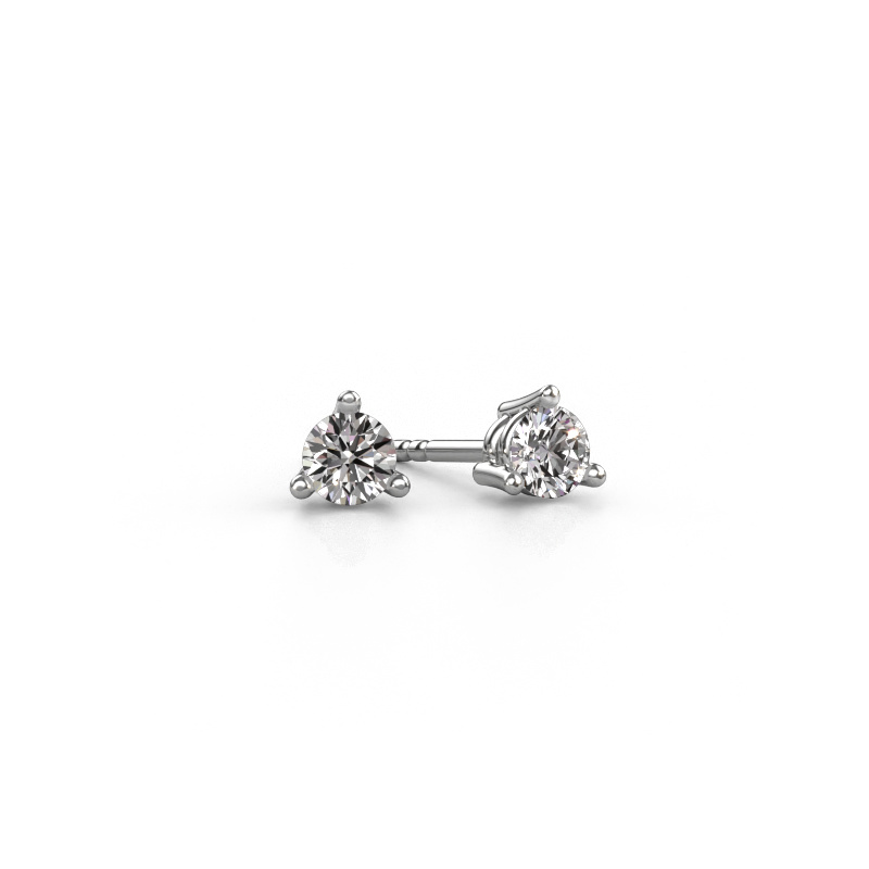 Image of Stud earrings Somer 950 platinum Diamond 0.50 crt