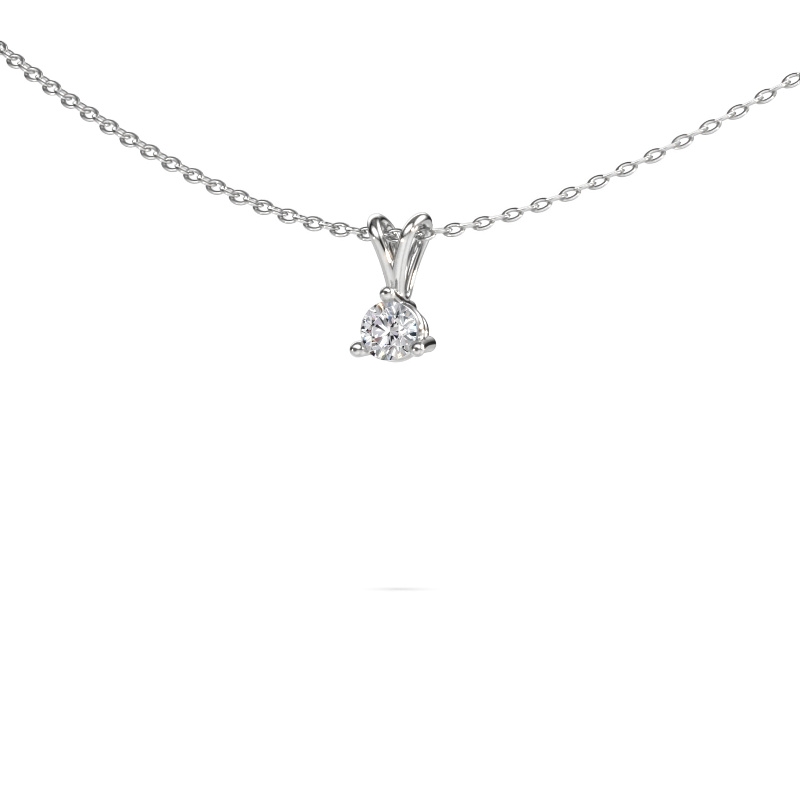 Image of Pendant Somer 950 platinum Diamond 0.20 crt