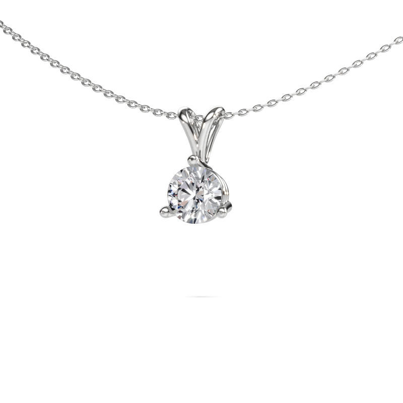 Image of Pendant Somer 585 white gold Diamond 1.00 crt