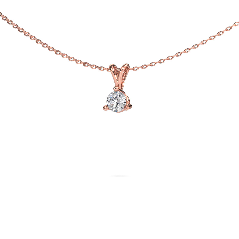 Image of Pendant Somer 585 rose gold Diamond 0.25 crt