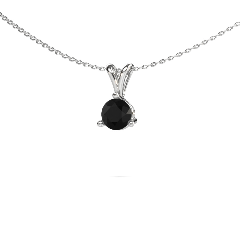 Image of Pendant Somer 950 platinum Black diamond 0.96 crt