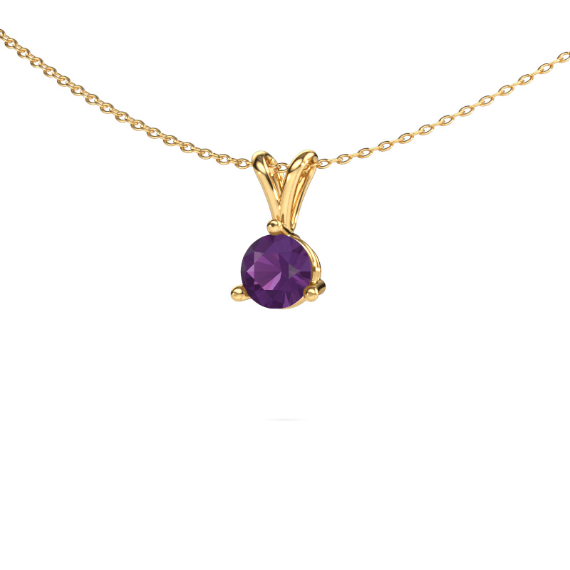 Image of Pendant Somer 585 gold Amethyst 6 mm