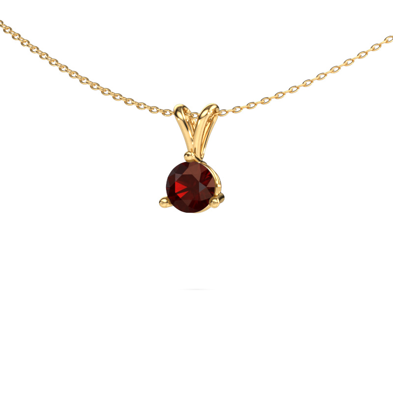 Image of Pendant Somer 585 gold Garnet 6 mm