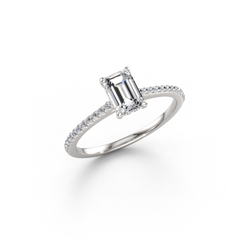 Immagine di Anello di fidanzamento Sophie EME 950 platino Diamante 0.91 crt