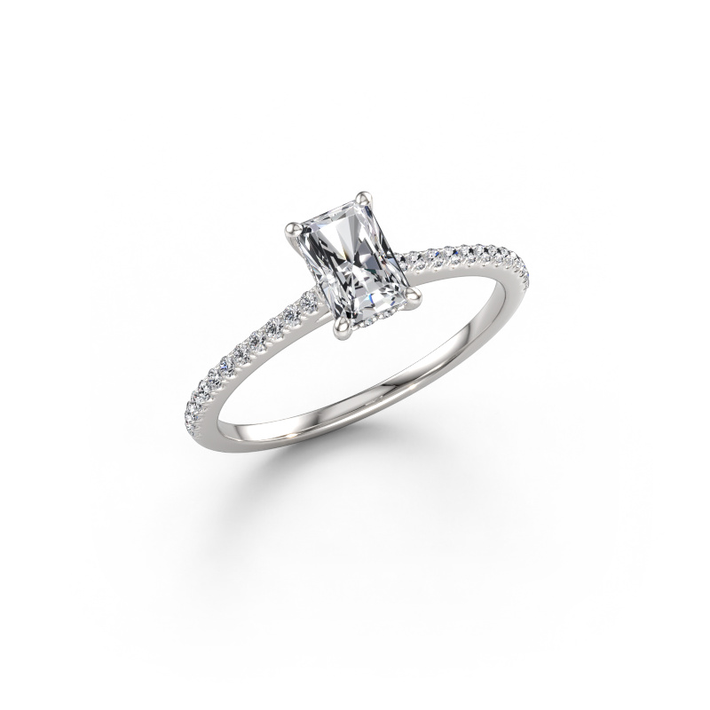 Immagine di Anello di fidanzamento Sophie RAD 585 oro bianco Diamante 0.86 crt
