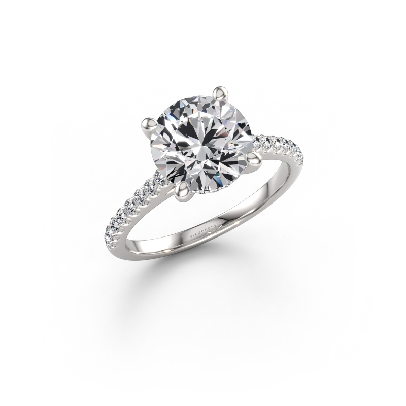 Bild von Verlobungsring Sophie RND 585 Weißgold Diamant 2.80 crt