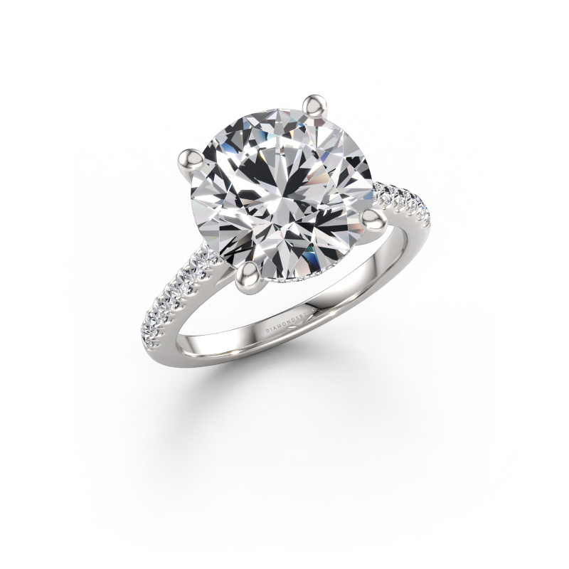 Bild av Förlovningsring Sophie RND 950 platina Diamant 4.36 crt