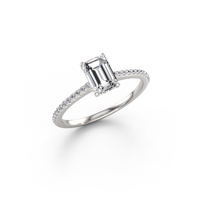 Bild av Förlovningsring Sophie EME 950 platina Labbodlad diamant 1.11 crt