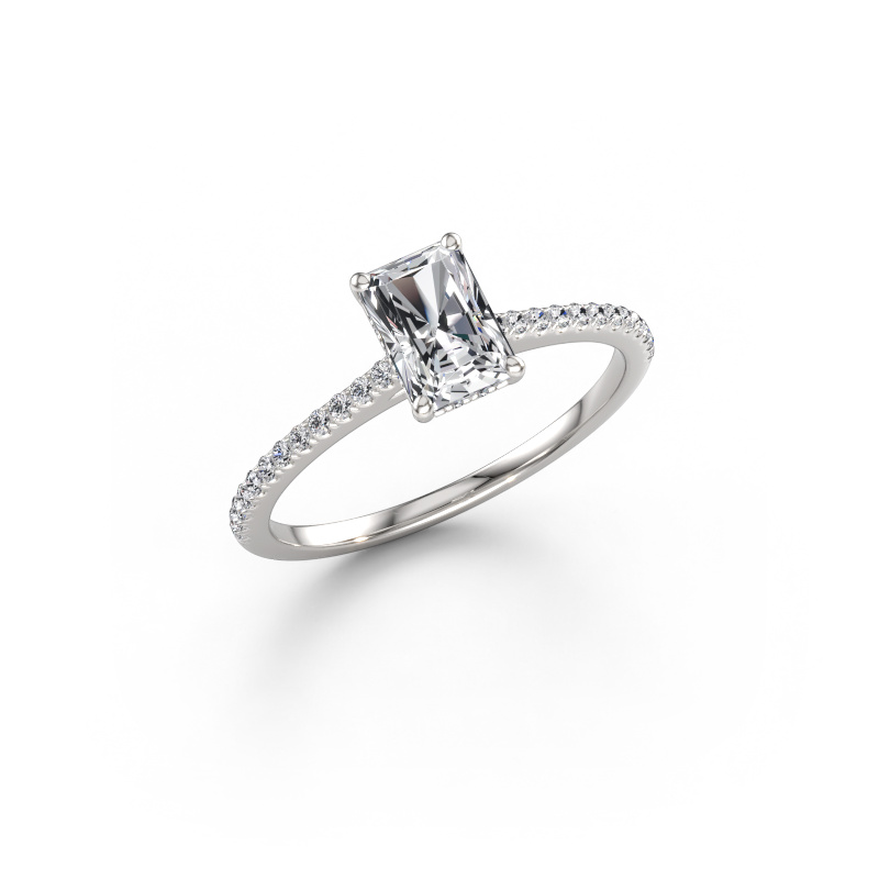 Immagine di Anello di fidanzamento Sophie RAD 950 platino Diamante 0.96 crt