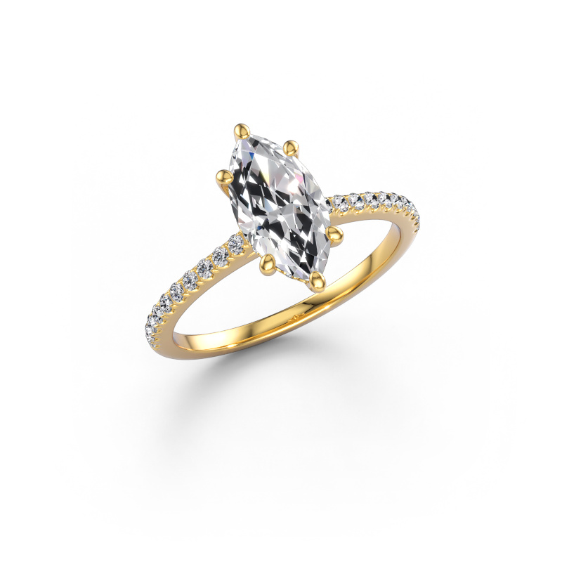 Immagine di Anello di fidanzamento Sophie MRQ 585 oro Diamante 1.51 crt