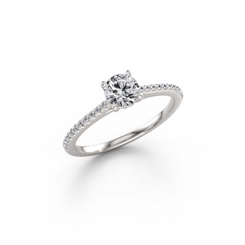 Image of Engagement ring Sophie RND 950 platinum Diamond 0.687 crt
