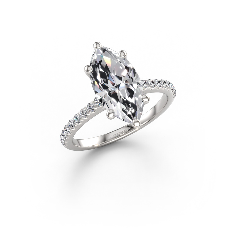 Immagine di Anello di fidanzamento Sophie MRQ 950 platino Diamante 2.83 crt