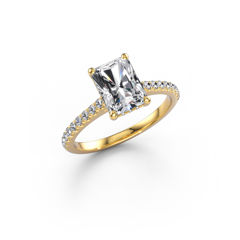 Image of Engagement ring Sophie RAD 585 gold Diamond 2.09 crt