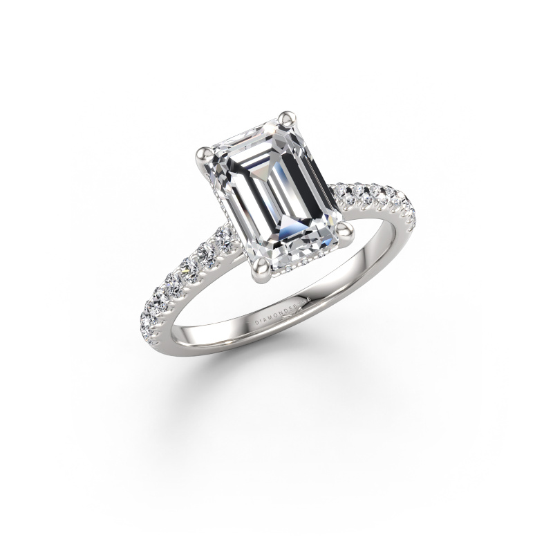 Immagine di Anello di fidanzamento Sophie EME 950 platino Diamante lab grown 2.90 crt