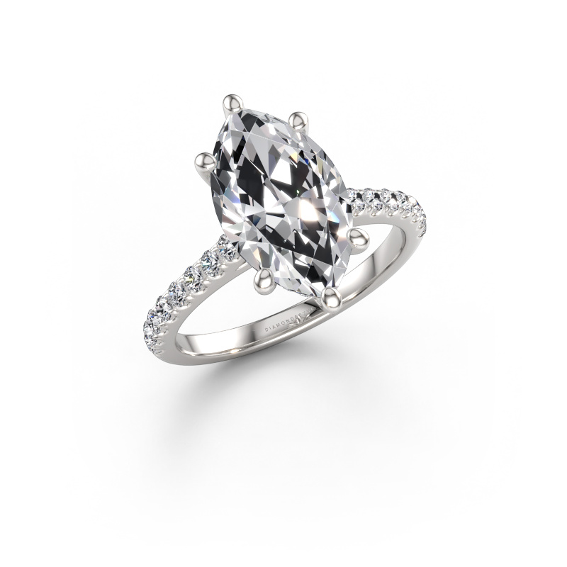 Immagine di Anello di fidanzamento Sophie MRQ 950 platino Diamante 3.410 crt