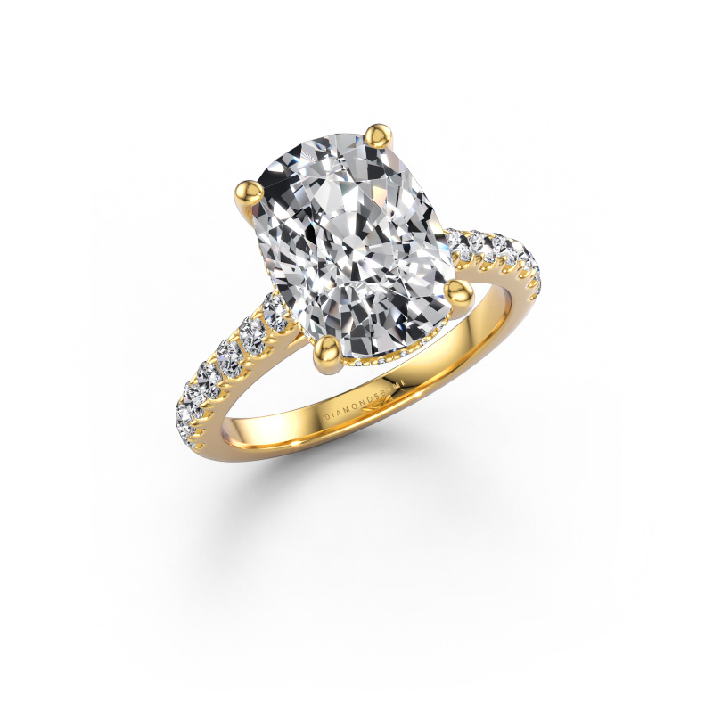 Image of Engagement ring Sophie CSH 585 gold Lab grown diamond 3.410 crt