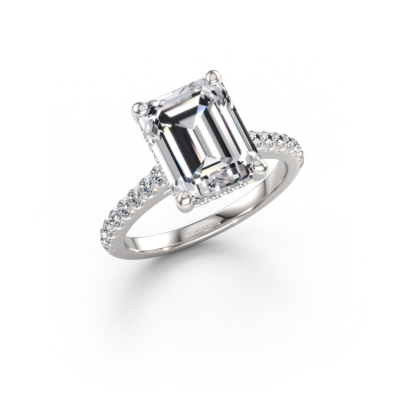 Immagine di Anello di fidanzamento Sophie EME 950 platino Diamante 3.92 crt