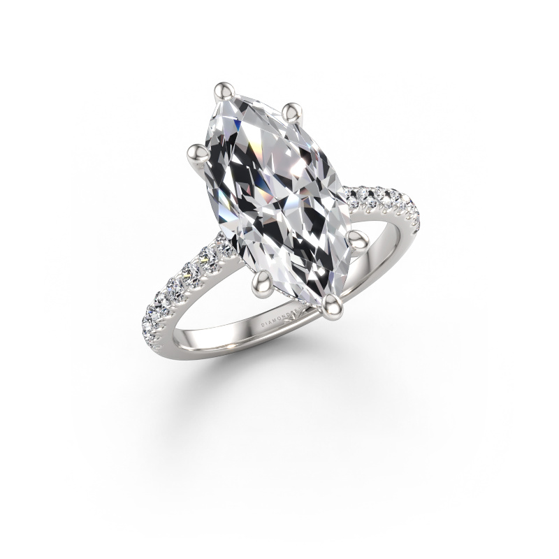 Immagine di Anello di fidanzamento Sophie MRQ 950 platino Diamante lab grown 4.29 crt