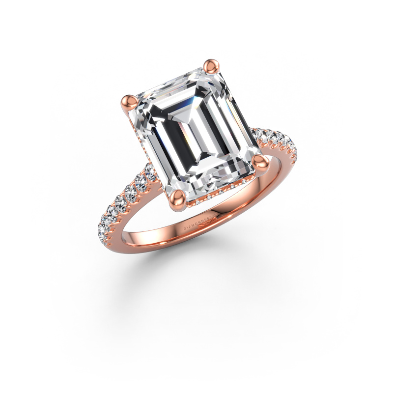 Bild av Förlovningsring Sophie EME 585 roséguld Labbodlad diamant 5.64 crt
