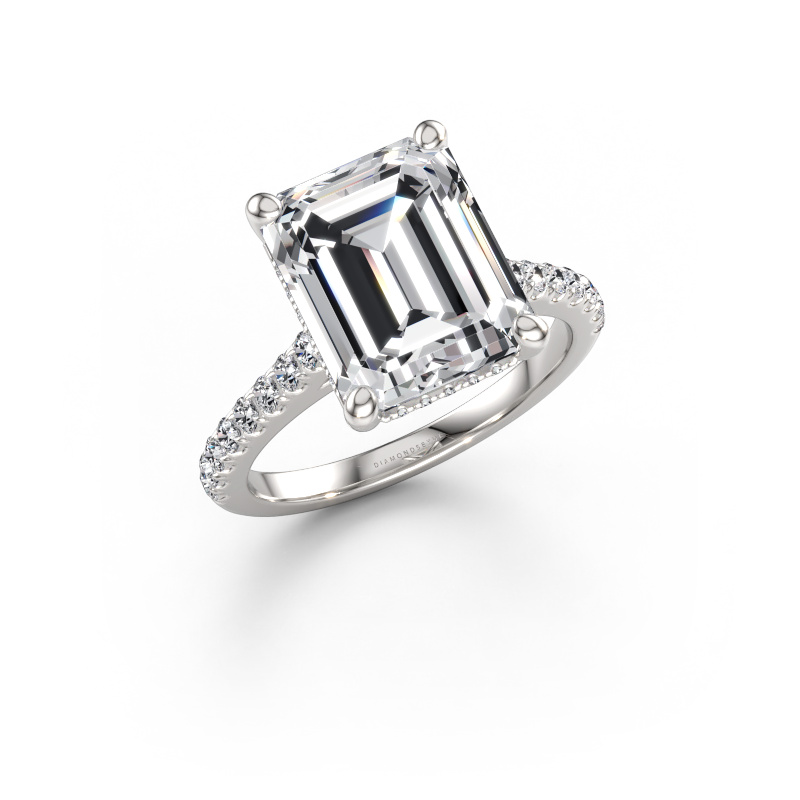Immagine di Anello di fidanzamento Sophie EME 585 oro bianco Diamante lab grown 5.64 crt