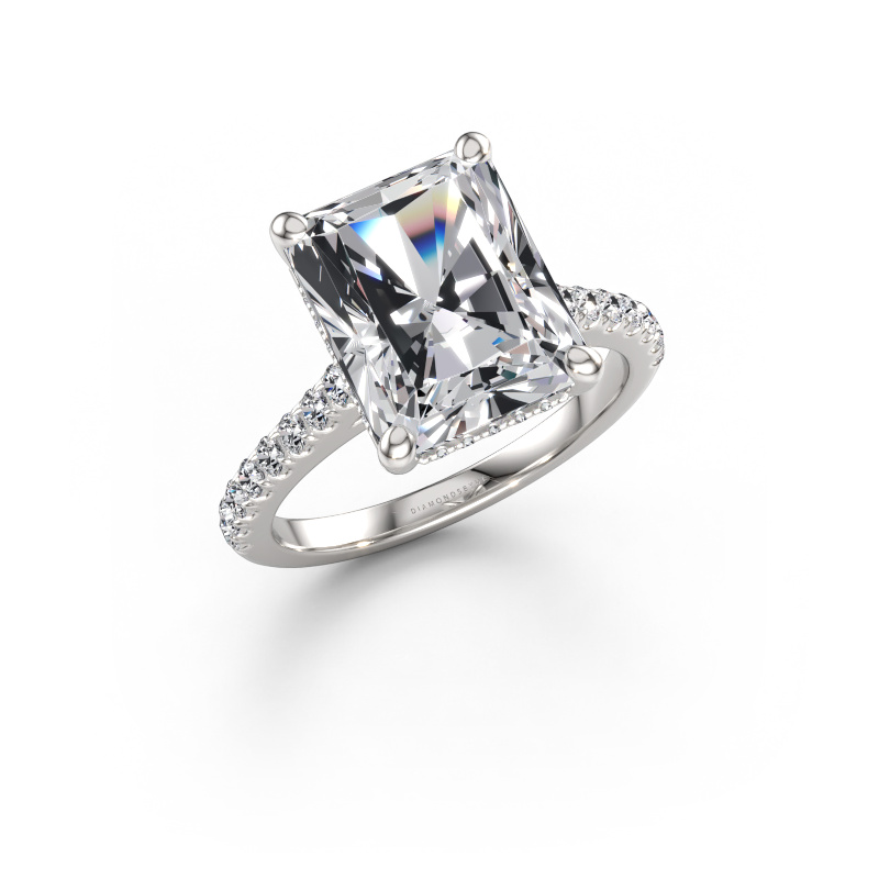 Bild av Förlovningsring Sophie RAD 950 platina Labbodlad diamant 5.48 crt