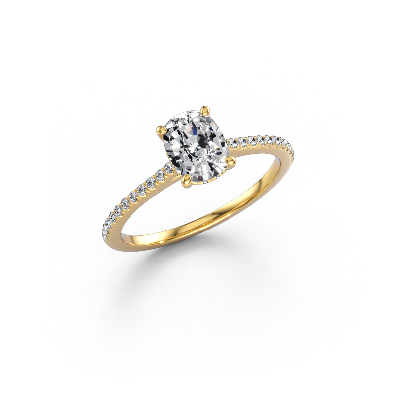 Image of Engagement ring Sophie CSH 585 gold Lab grown diamond 4.41 crt