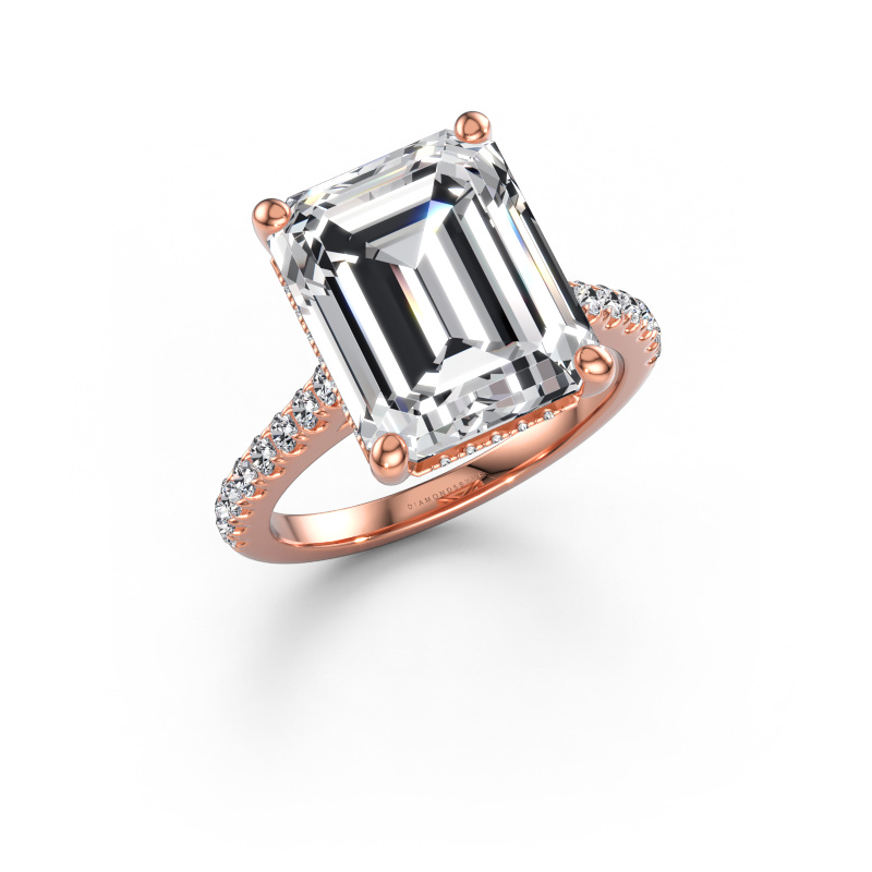 Bild av Förlovningsring Sophie EME 585 roséguld Labbodlad diamant 6.44 crt