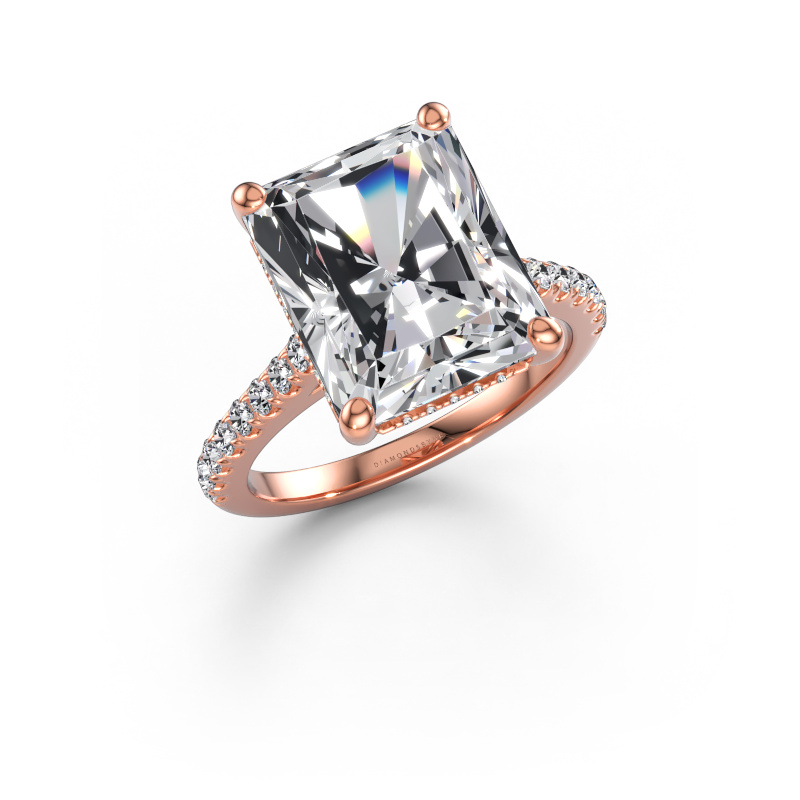 Immagine di Anello di fidanzamento Sophie RAD 585 oro rosa Diamante lab grown 7.23 crt