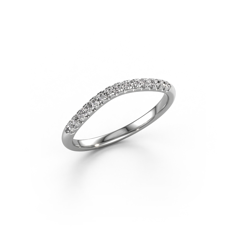 Image of Stackable ring SR10A6H 950 platinum Diamond 0.168 crt