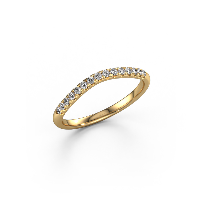 Bild von Vorsteckring SR10A6H 585 Gold Diamant 0.168 crt